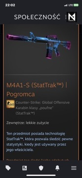 Skin CS:GO M4A1-S (StatTrak) | Pogromca