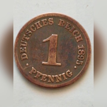 1 pfennig 1895 G Prusy.