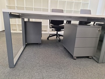 meble biurowe: biurka krzesła kontenerki