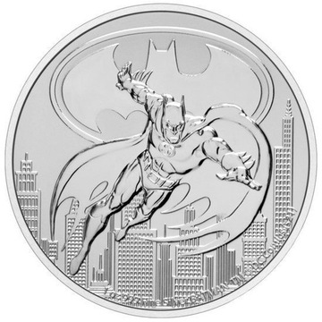 Moneta Niue:DC Comics - Batman 1 uncja Srebra 2021