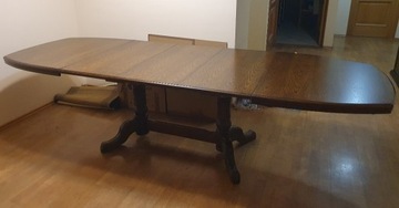 Stół drewniany rozkładany 100x150-285 cm