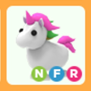Roblox Adopt Me Unicorn NFR neon FR