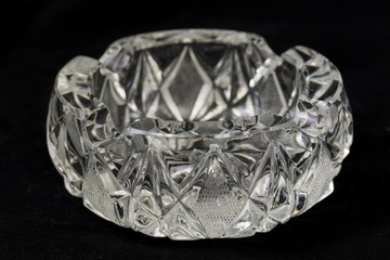 8 Popielniczka średnia kryształ unikat klasyk PRL