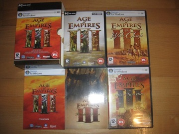 AGE OF EMPIRES III 3 ZŁOTA KOLEKCJA PL WAR CHIEFS