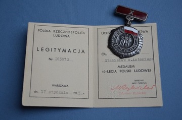 Medal 10 lecie PRL