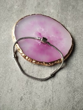 Bransoletka Pandora Beads Charms 20cm kwadrat