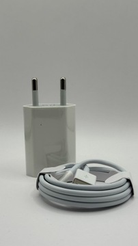 Ładowarka 5 W +Kabel Lightning USB 1 M IPhone