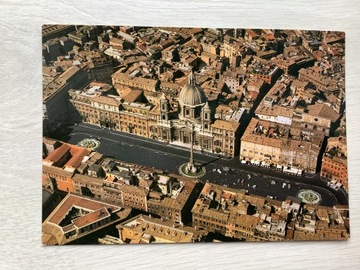 Rzym Piazza Navona pocztówka Włochy