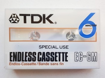 Kaseta magnetofonowa TDK ENDLESS CASSETTE EC-6M