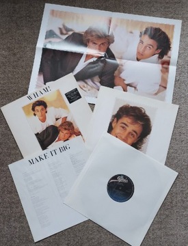 Wham! - Make It Big LP 1984 Eu. + Plakat VG+ / EX