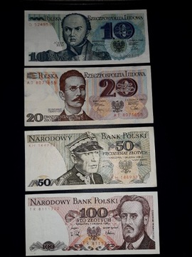 BANKNOTY POLSKIE ZESTAW 11 SZT.