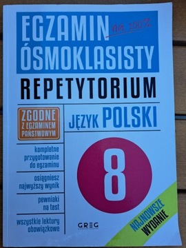 Egzamin ósmoklasisty - repetytorium język polski