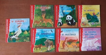 Książeczki dla dzieci Zwierzaki-Dzieciaki (7 sztuk
