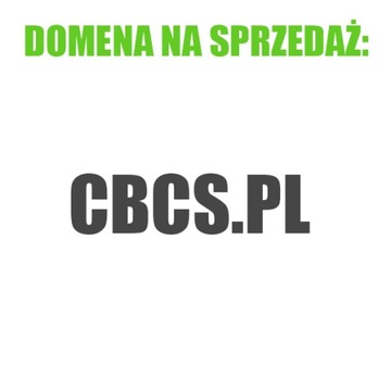 Sprzedam domenę cbcs.pl