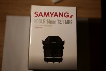 Obiektyw filmowy Samyang VDSLR 14mm T3.1 MK2 RF