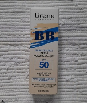 LIRENE nawilżający krem koloryzujący BB, SPF 50