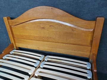Łóżko dębowe solidne holenderskie 140 x 200