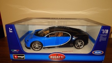 Bburago Bugatti Chiron Blue BB 1:18 BURAGO