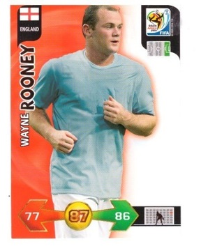 PANINI WORLD CUP 2010 AFRICA ROONEY ANGLIA