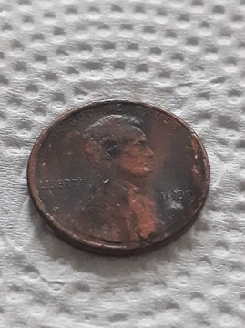 One cent 1 cent USA 1999r W 17