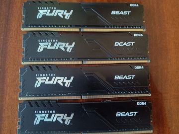 RAM DDR4 Kingston Fury Beast 2x8GB (2x lub 4x)