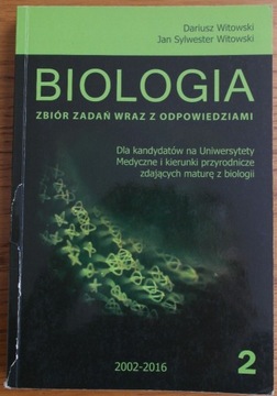 BIOLOGIA ZBIÓR ZADAŃ WITOWSKI T. 2 2016