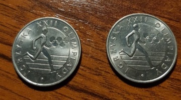 20 zlotych 1980 40 XXII Igrzyska Olimpijskie 