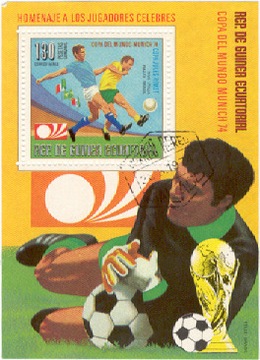 Gwinea Równikowa - Piłka nożna (zestaw 6185)