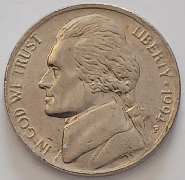 USA 5 centów - Five cents 1994 r.