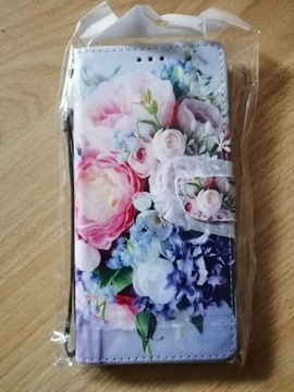 Nowe etui z klapką motorola G54 5G power kwiaty