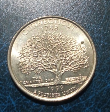 Usa 1/4 dolara 1999 rok (Connecticut)