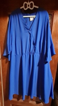 Sukienka niebieska, rozmiar 52-54