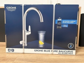 Grohe Blue Pure Baucurve all-in-one pack