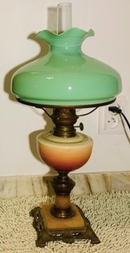 lampa naftowa, emaliowany zbiornik