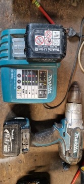 Makita BHP444 ładowarka, 2xaku, walizka