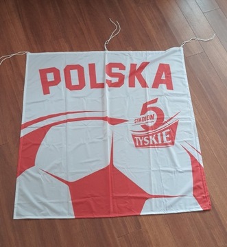 flaga kibica Polska Tyskie Stadion 5