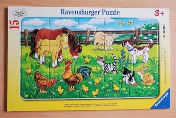 Puzzle Ravensburger 15 części.