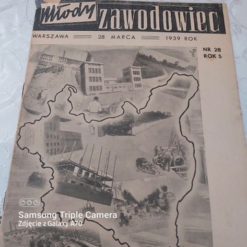 Czasopismo "Młody zawodowiec" 28 marzec1939 nr. 28