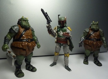 Star Wars 3 figurki: Boba Fett i Gamorrean guards 