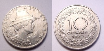 Austria 10 groschen 1925 r.