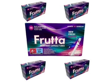 5 X FRUTTA BERRYMINT 100szt GILZY OWOCOWE 8mm