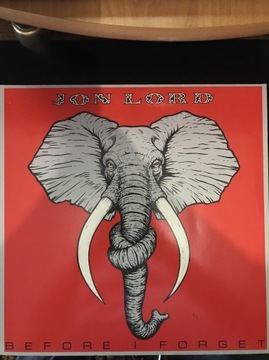 Jon Lord - Before I Forget, Harvest 1982, VG+