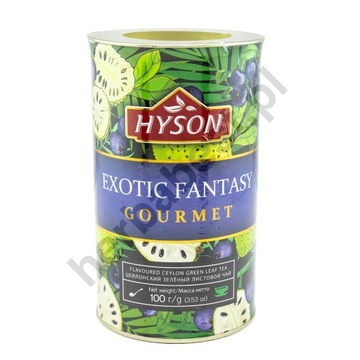 Herbata zielona Hyson Borówka Soursop Exotic 100g