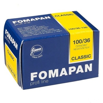 Film FOMAPAN Classic 100/36 negatyw czarno-biały