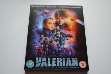 Blu-ray Valerin  3D / 2D  2BD  - okładka 3D - ENG