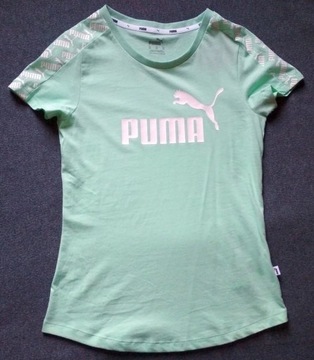 Puma t-shirt miętowy r. 36