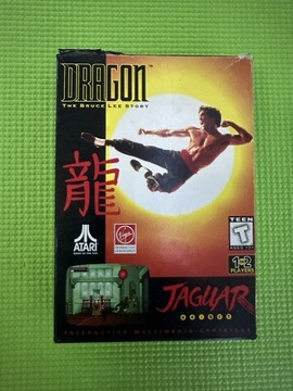 Gra Atari Jaguar Dragon The Bruce Lee Story BOX