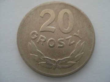 Polska PRL 20 groszy 1949