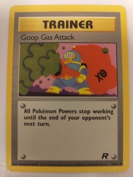 Pokemon Karta TCG goop gass attack Team Rocket