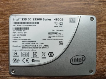 Dysk Intel SSD DC S3500 Series 480GB